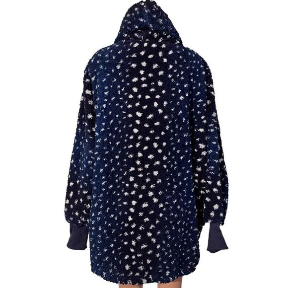 BumbleBella by Jill Martin Sherpa Shawl Collar Button Lounger Size: XL/1X Pet - Picture 4 of 6